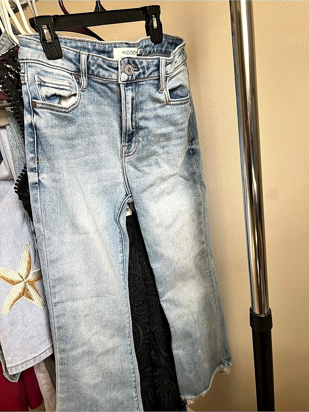 Hidden Jeans Women's Blue Straight Leg Jeans